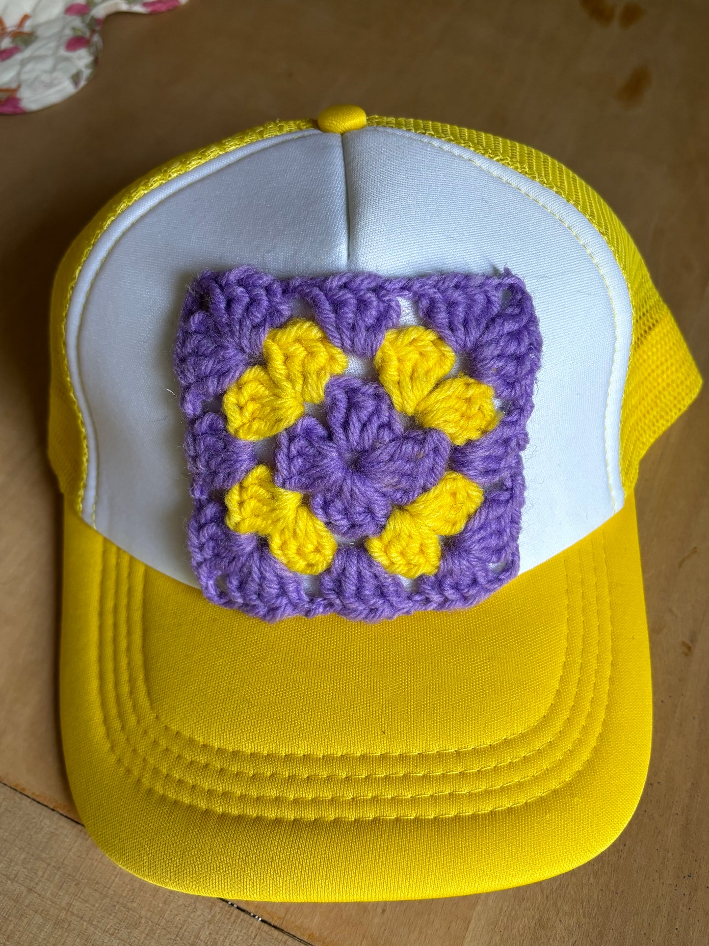 Granny Square Trucker Hats