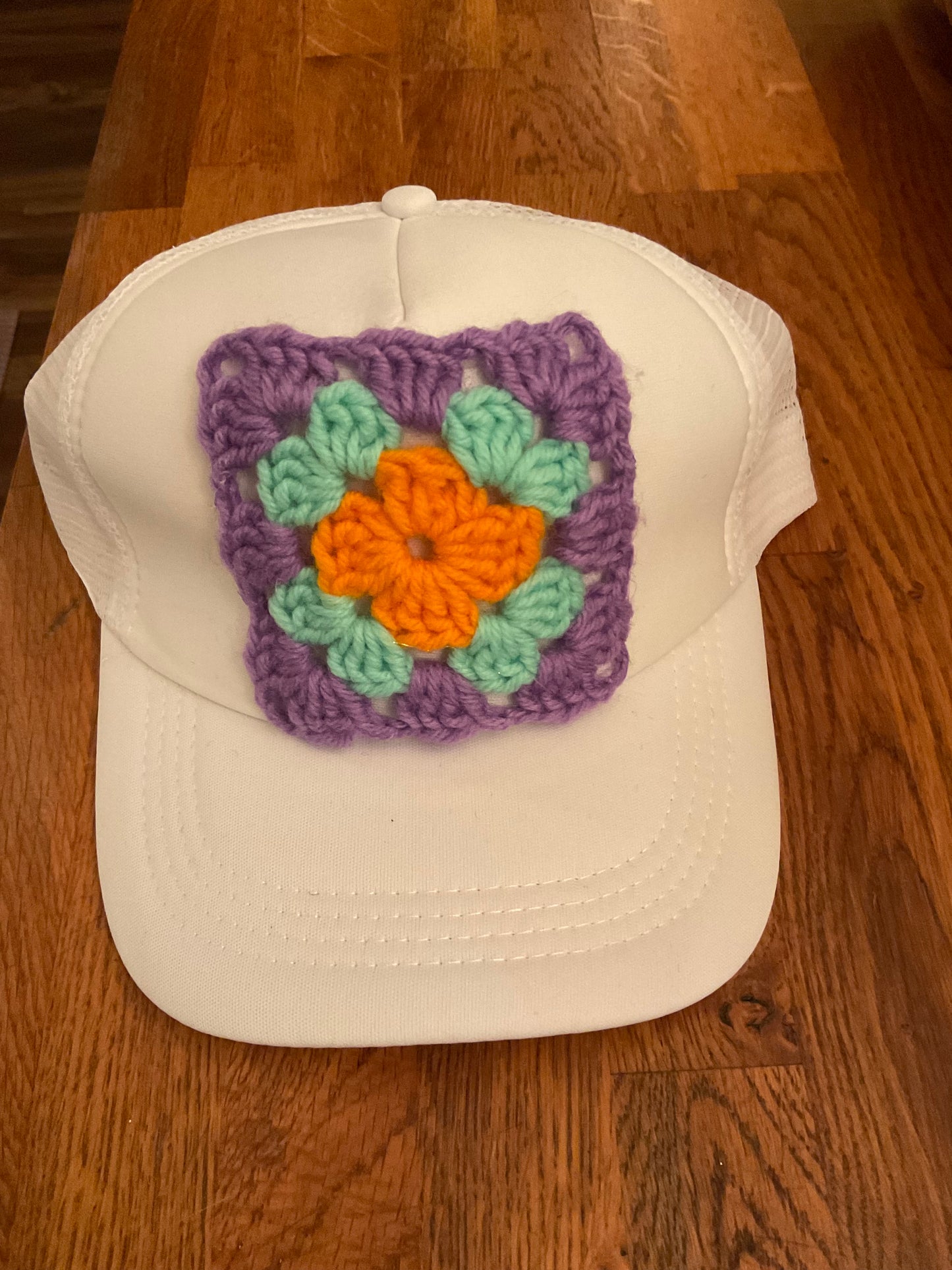 Granny Square Trucker Hats